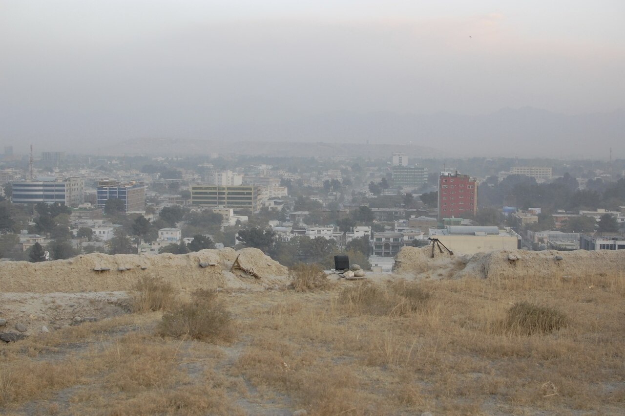 View across Kabul, Afghanistan.