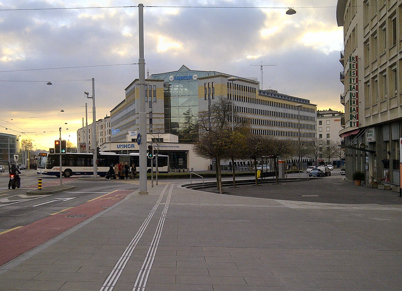 UNHCR building in Geneva.